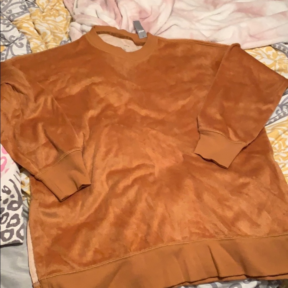 Pull over aerie plush sweatshirt